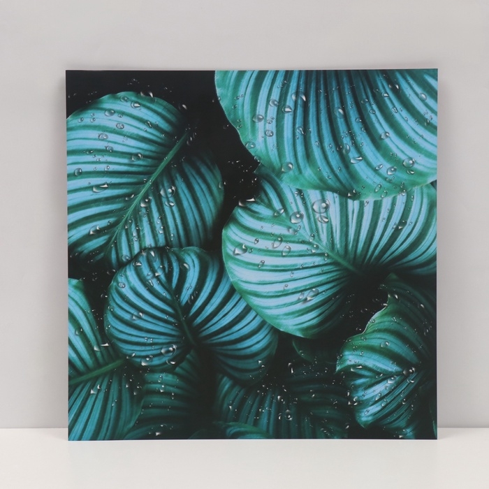 Фотофон двусторонний картон плотность 350 гр Фотофон двусторонний картон плотность 350 гр "Листья" 50х50 см