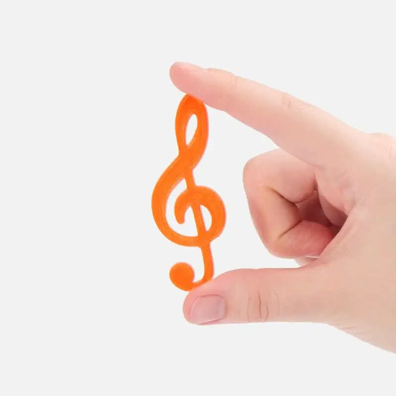 Подвеска Industry, 3D-печать на заказ, скрипичный ключ Подвеска Industry, 3D-печать на заказ, скрипичный ключ