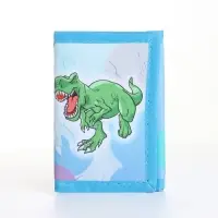 Кошелёк детский &laquo;Рэкс&raquo; Выбражулька, на липучке, голубой