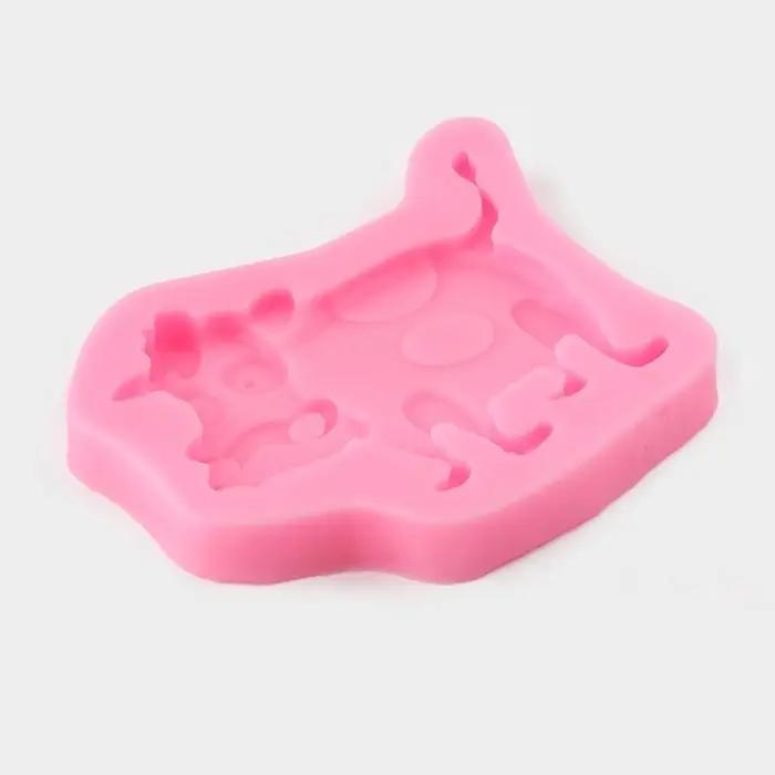 Молд «Коровушка», силикон, 8×6×1 см, цвет МИКС Молд «Коровушка», силикон, 8×6×1 см, цвет МИКС