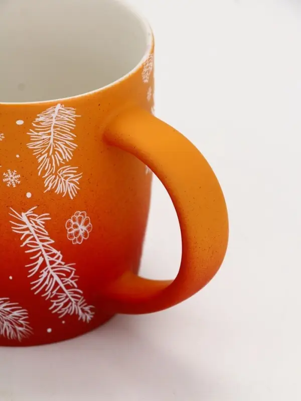 Кружка новогодняя керамическая &laquo;Зимний лес&raquo;, 320 мл