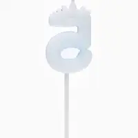 Свеча для торта цифра 5 «Зверюшка», 5 см Свеча для торта цифра 5 «Зверюшка», 5 см