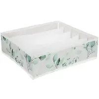 VETTA Рио-де-Жанейро Органайзер для мелочей 30х30х10см, без крышки, 5 секций, спанбонд, 2 дизайна