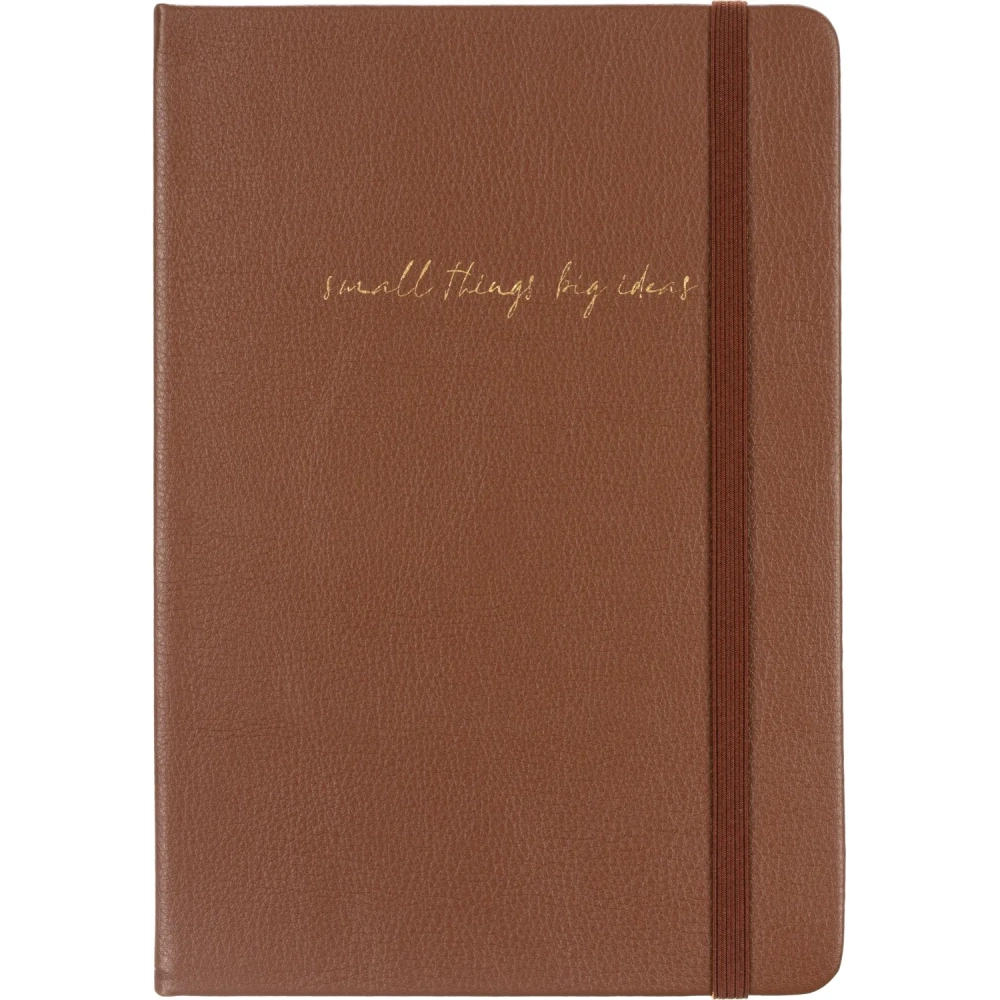 Ежедневник недатированный коричневый, А5, 140x200мм, 136 л. ATTACHE