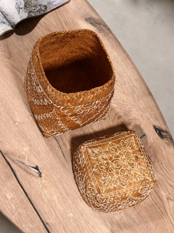 Корзинка плетеная Корзинка плетеная "Морокко" 17х17х25 см