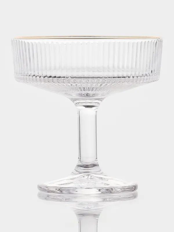 Набор креманок  Набор креманок "Орион", 6шт, золотой обод, 180 мл