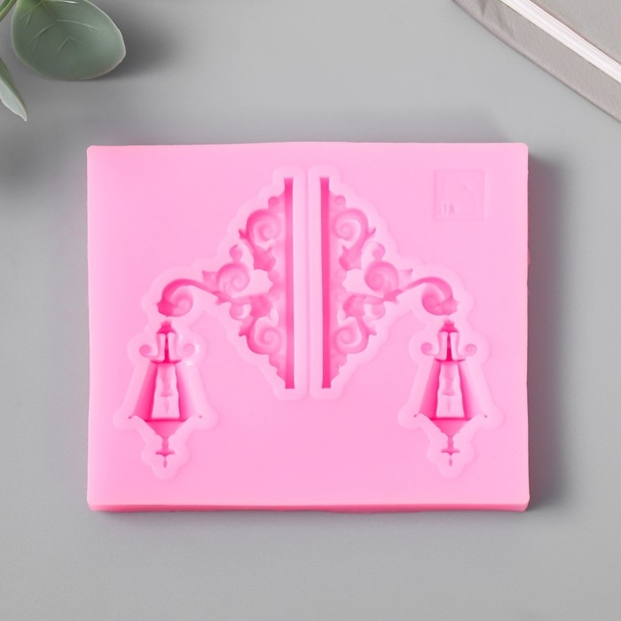 Молд силикон Молд силикон "Уличные фонари" 2 предмета 0,8х7,2х6 см