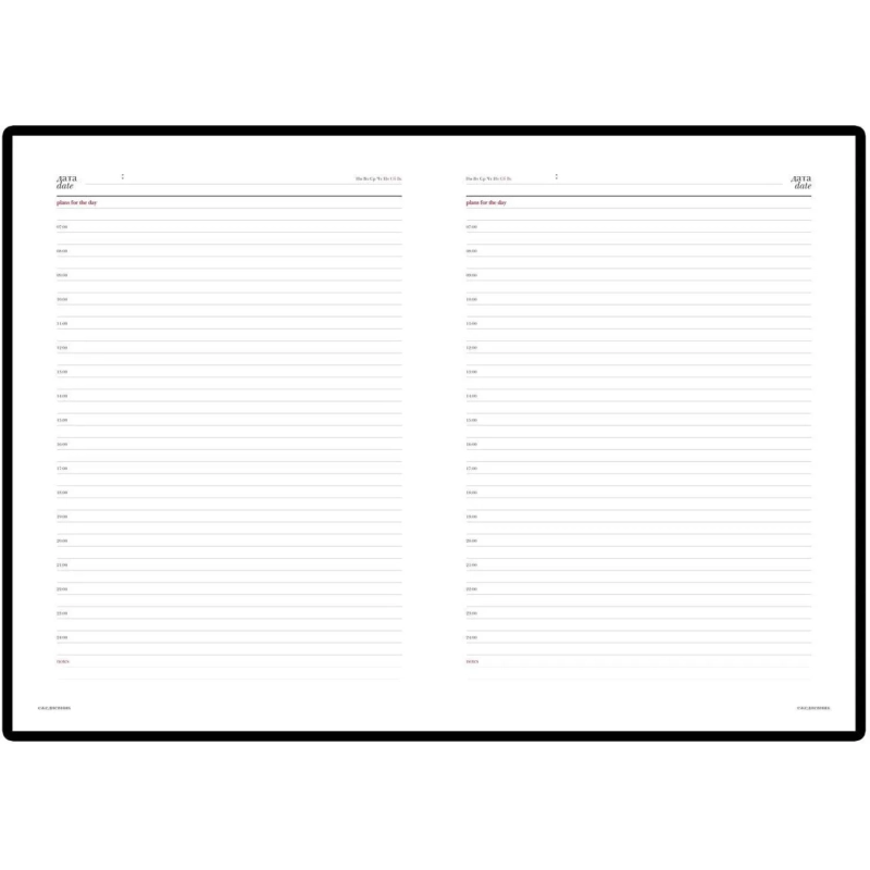 Ежедневник недатированный А4 210 х 302мм Sidney Nebraska 272 стр.3-539/05