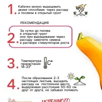 Семена Кабачок цукини &laquo;Желтоплодный&raquo;, 1 г, скороспелый, &laquo;Рецепты дедушки Никиты&raquo;