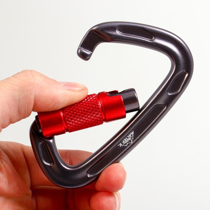 Карабин с байонетной муфтой, 10х6 см, 22 KN, микс Карабин с байонетной муфтой, 10х6 см, 22 KN, микс