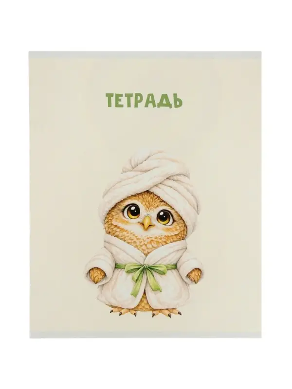 Тетрадь 5 штук, 36 листов в клетку Calligrata &laquo;Совушки&raquo;, блок офсет, 5 видов