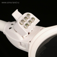 Третья рука для пайки 2x, 5x, 16x, 90мм,75мм,37мм, бат 4АА, 18*28см