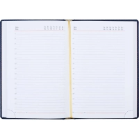 Ежедневник недатированный А5,142x210мм,176л,синий АТТАСНЕBizon