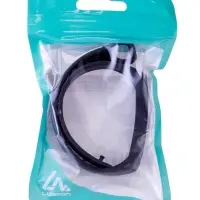 Ремешок для фитнес-браслета Mi Band 5/6/7 Luazon, чёрный