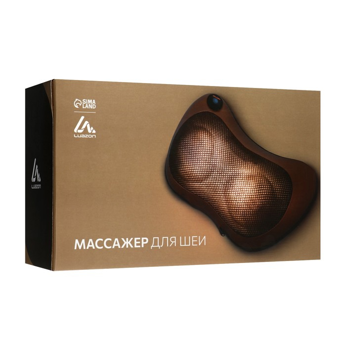 Массажёр для шеи Luazon LEM-26, 25 Вт, ИК-подогрев, 220/12 В Массажёр для шеи Luazon LEM-26, 25 Вт, ИК-подогрев, 220/12 В