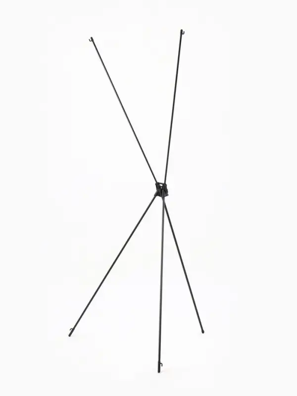 Стойка-стенд рекламный "Паук" для баннера 80х180 см, цвет чёрный