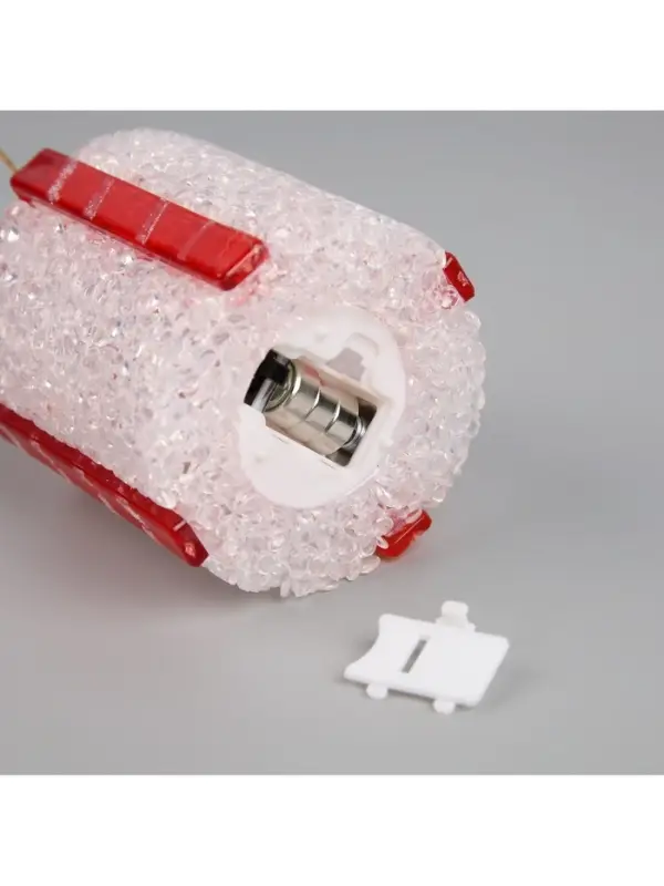 Ёлочная игрушка светодиодная &laquo;Подарок&raquo; 7.5 см, пластик, от батареек AG13&times;3, свечение мульти (RGB)