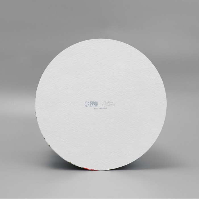 Коробка подарочная круглая «Сказочных моментов», 19.5 х 22 см, Новый год Коробка подарочная круглая «Сказочных моментов», 19.5 х 22 см, Новый год