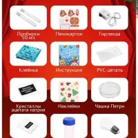 Набор для опытов &laquo;Большой новогодний подарок&raquo;, 40 опытов