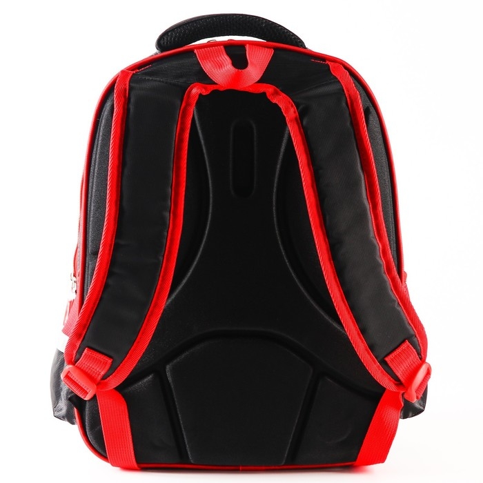 Рюкзак школьный для мальчика, 39 см х 30 см х 14 см "Молния", Тачки