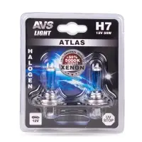 Галогенная лампа AVS ATLAS/5000К/ H7.12V.55W.блистер 2шт.