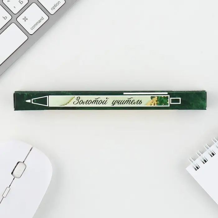 Ручка шариковая, синяя паста, 0.7 мм, пластик, автоматическая &laquo;Золотой учитель&raquo;