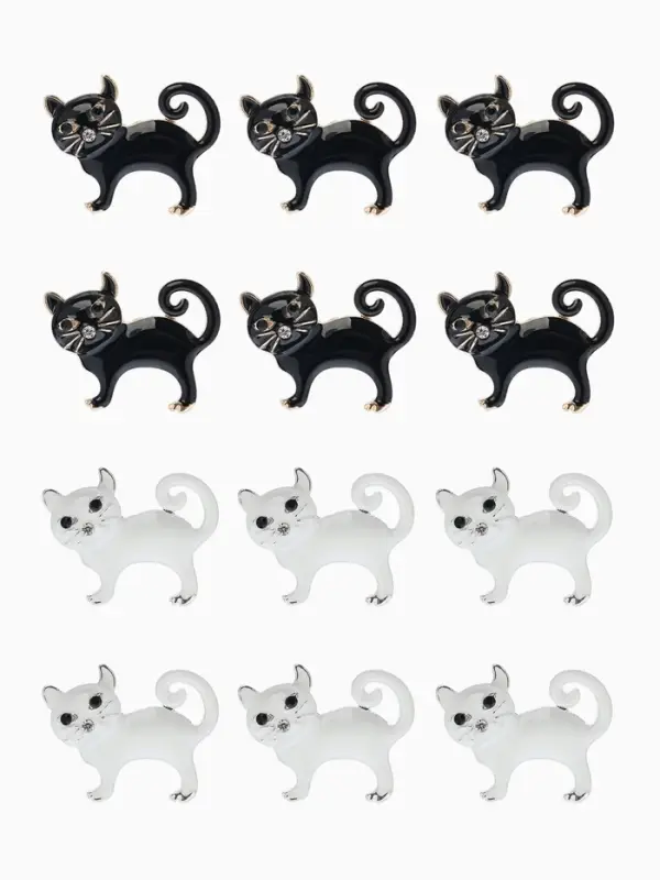 Брошь &laquo;Бродячий кот&raquo;, МИКС