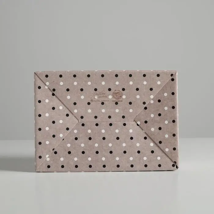 Коробка подарочная сборная, упаковка, Present, 22 х 15 х 10 см