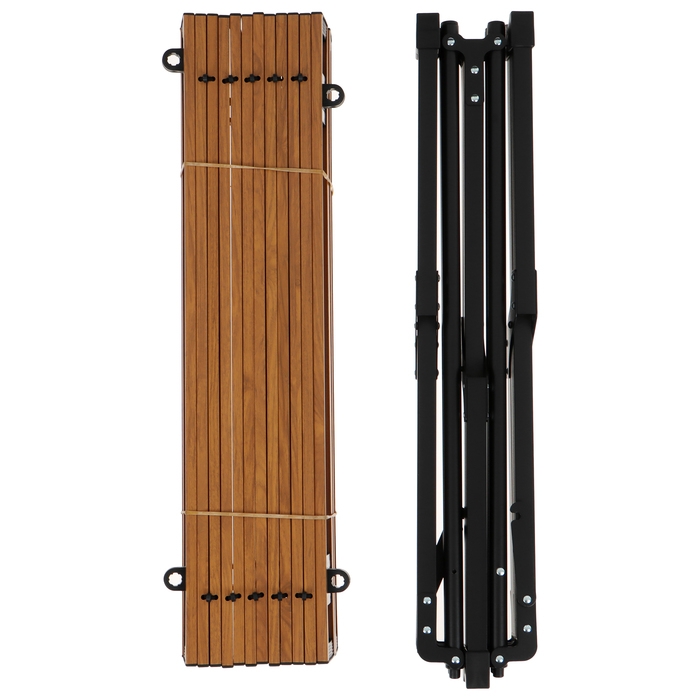 Стол туристический Maclay, складной, 140х65х50 см, цвет под дерево