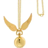 Часы карманные "Снитч", кварцевые, d 2.7 см, цвет золотой