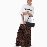 Сумка женская багет TEXTURA на молнии, 27&times;8&times;13 см, тёмно-серая