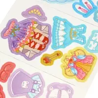 Магнитный набор "Модница" блестящий