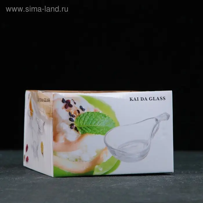 Соусник стеклянный «Груша», 100 мл, 9×14,7×4 см Соусник стеклянный «Груша», 100 мл, 9×14,7×4 см