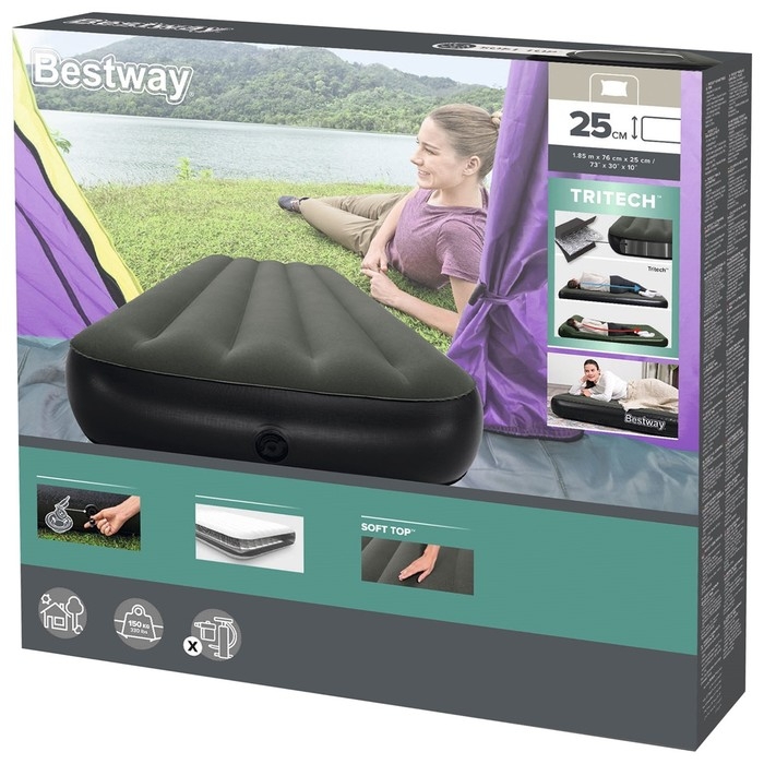 Матрас надувной Tritech Jr Twin 185 x 76 x 25 см 6713K Матрас надувной Tritech Jr Twin 185 x 76 x 25 см 6713K