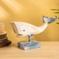 Сувенир на подставке «Кашалот», 32×17×15 см, дерево