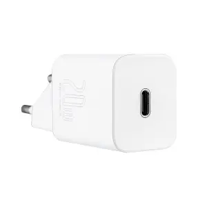 Переходник сетевого зарядного устройства на Type-C PD20W CCSUP-B02 Baseus белый