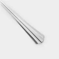 Вилка столовая, длина 19.8 см, толщина 1.2 мм, упрощённой обработки, нержавеющая сталь, серебристая