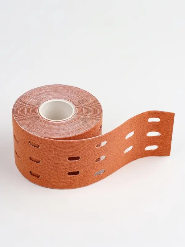 Кинезио - тейп, с перфорацией, 5 см &times; 5 м, бежевый