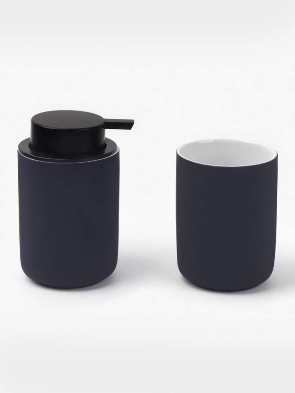 Набор для ванной Набор для ванной "Vapor" 2 предмета (дозатор для мыла. стакан)