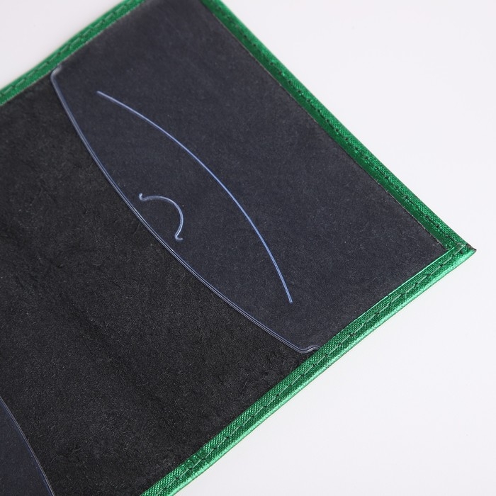 Обложка для паспорта, цвет зелёный Обложка для паспорта, цвет зелёный