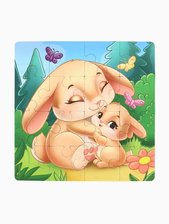 Магнитные пазлы для малышей &laquo;Мамы и малыши&raquo;, книга 3 в 1, Крошка Я