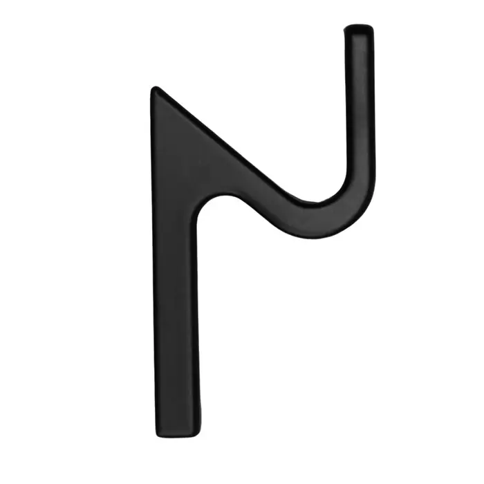 Крючок мебельный CAPPIO ANEMONE, однорожковый, цвет черный