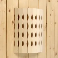 Абажур для бани и сауны &laquo;Косичка&raquo;, липа, 31&times;27&times;10.5 см, настенный, угловой, &laquo;Добропаровъ&raquo;