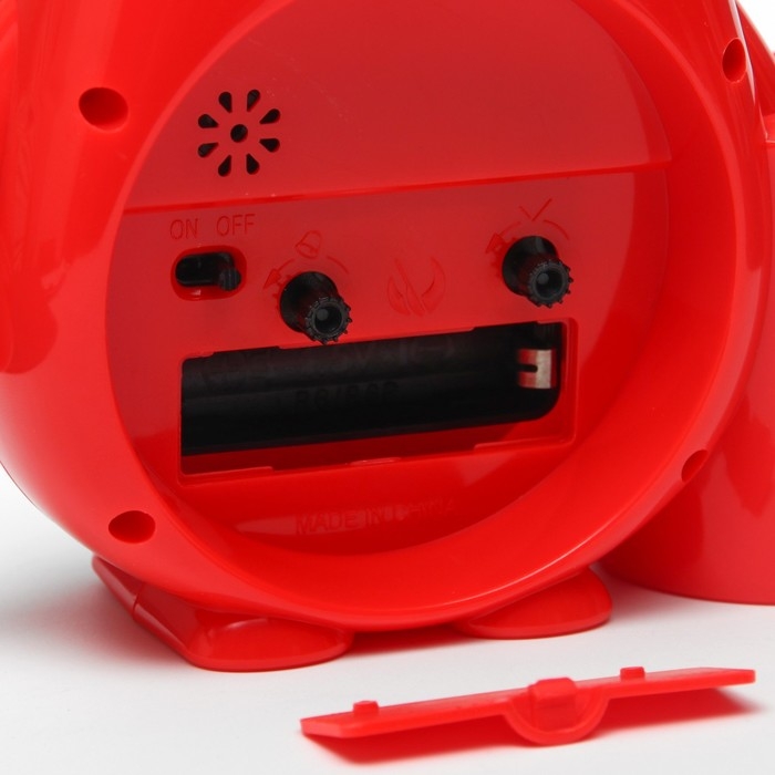 Часы - органайзер с будильником Часы - органайзер с будильником "Божья коровка", дискретный ход, d-8 см, 15 х 13.4 см, АА