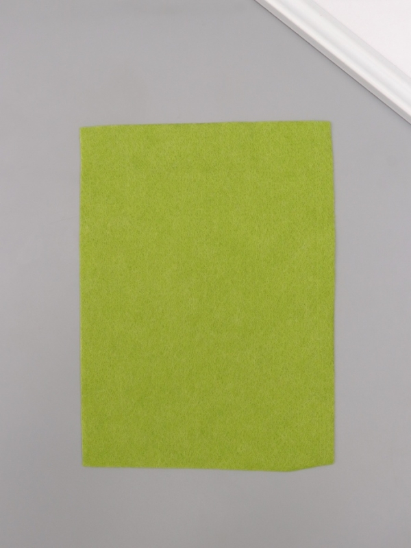 Фетр мягкий 1.5 мм Фетр мягкий 1.5 мм "Зелёный" набор 4 листа 15х20 см