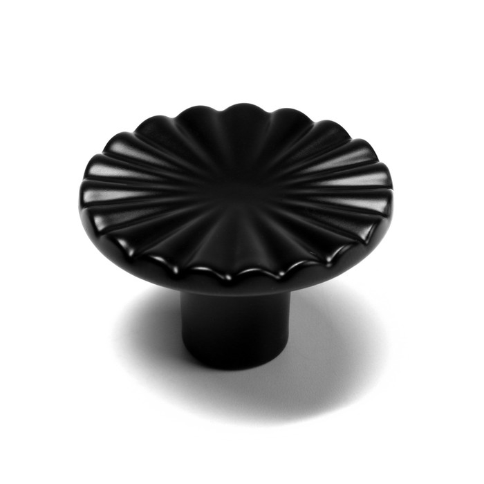 Ручка-кнопка CAPPIO, d=36 мм, цвет черный, 8 шт. Ручка-кнопка CAPPIO, d=36 мм, цвет черный, 8 шт.