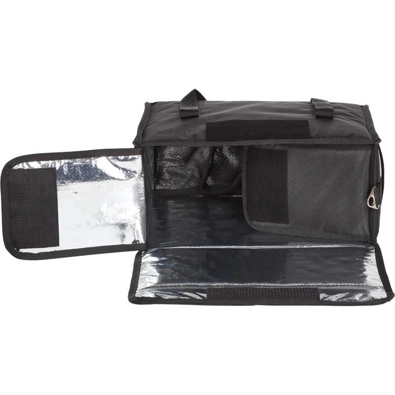 Термосумка для обедов ткань черная 45х20х30 (27Л)