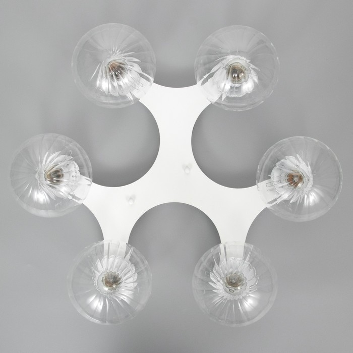 Люстра 2795/6 E27 40Вт белый 60х60х20 см BayerLux Люстра 2795/6 E27 40Вт белый 60х60х20 см BayerLux