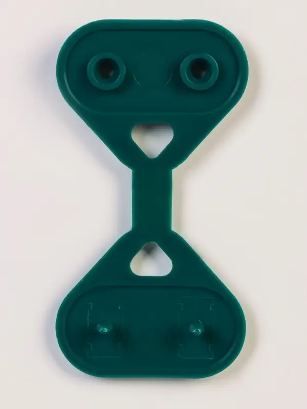 Клипса садовая &laquo;Трио&raquo;, для крепления затеняющей сетки, пластиковая, в наборе 20 шт., зелёная, Greengo