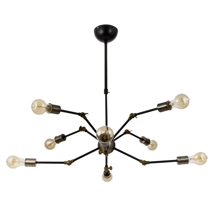 Люстра 2249/8 E27 40Вт черно-бронзовый 70х70х42 см BayerLux